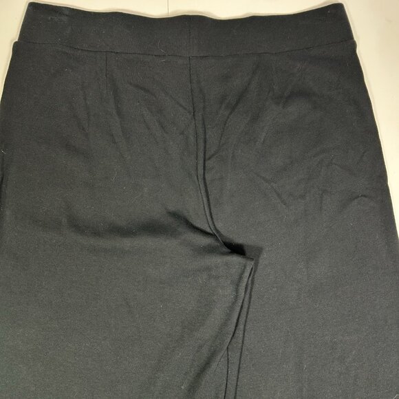 EUC J.Jill Pure Jill Women Pants Black Full Leg Cropped Pull On Pima Cotton Sz M - Picture 10 of 11